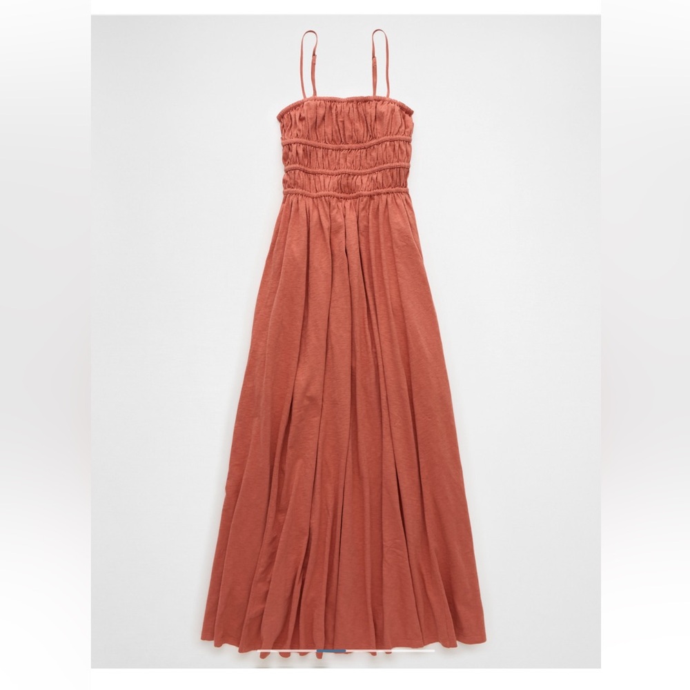 AE Sunchaser Knit Smocked Modice Dress